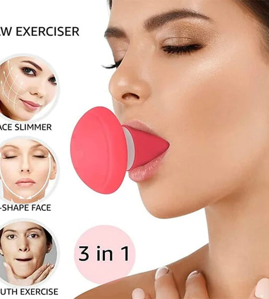 Ageless Jawline Exerciser™ – Double Chin Remover & Face Slimming Tool🔥For Both Men & Women